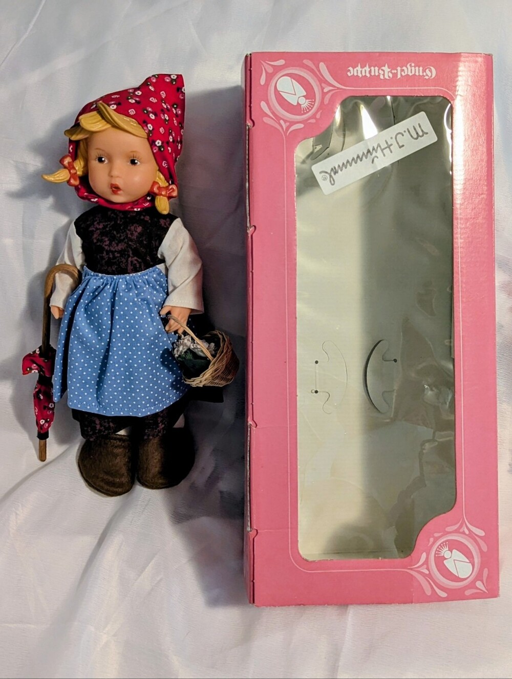 Vintage Engel Puppe Hummel Doll - Visiting An Invalid